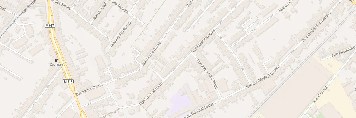 Plan du 69 Rue Louis Montois à Ronchin