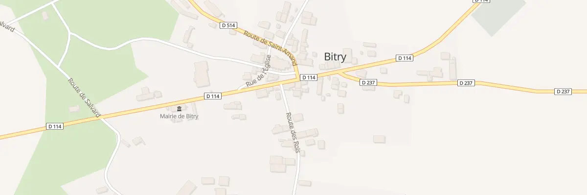 Plan du 1 Rte des Rois à Bitry
