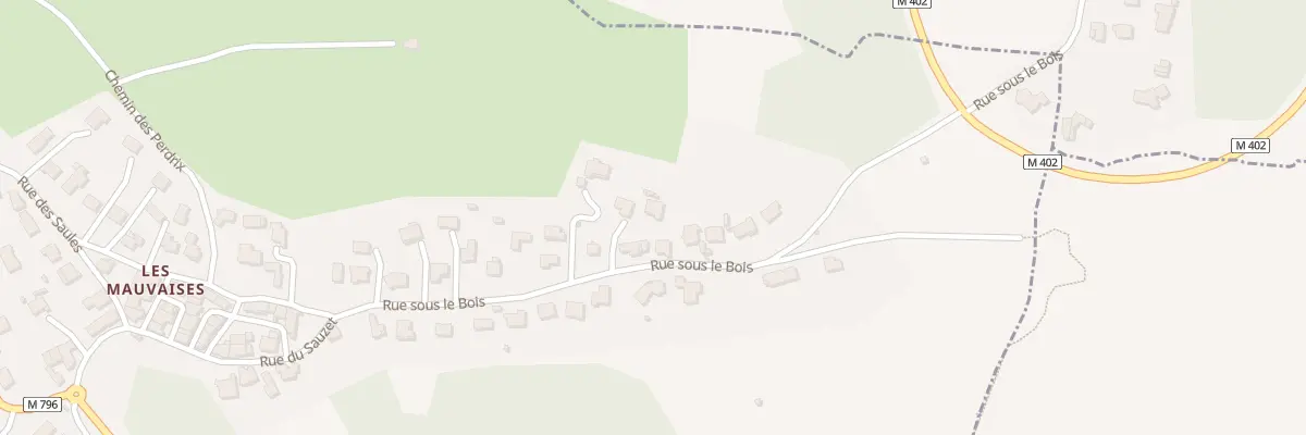 Plan du 247 Rue Sous le Bois à Blanzat