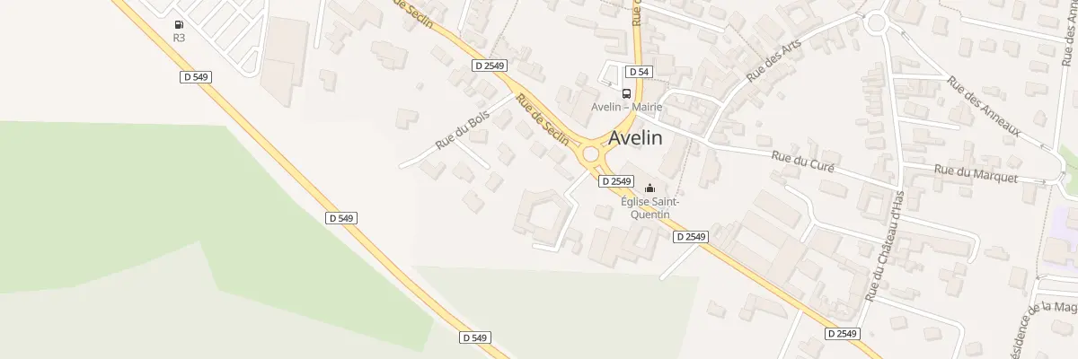Plan du 1 Rue de Seclin à Avelin