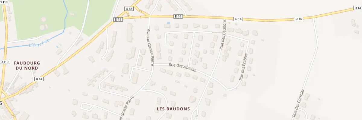 Plan du 6 Rue des Acacias à Champignelles