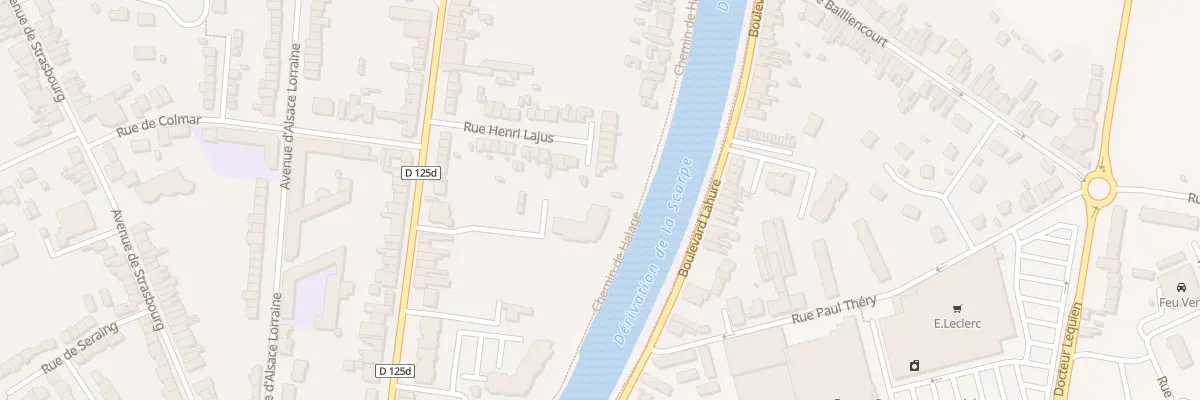 Plan du 428 Rue du Polygone à Douai