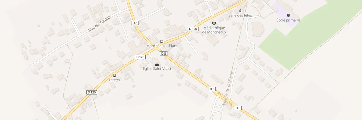 Plan du 65 Rue de la Gare à Moncheaux