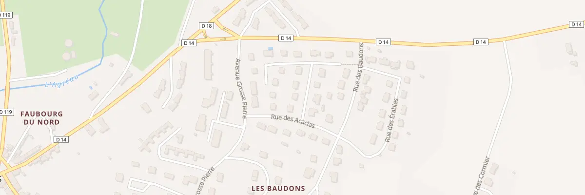 Plan du 8 Rue des Lauriers à Champignelles