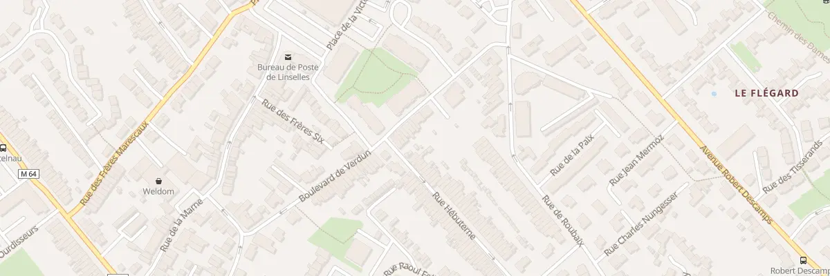 Plan du 11 Bd de Verdun à Linselles