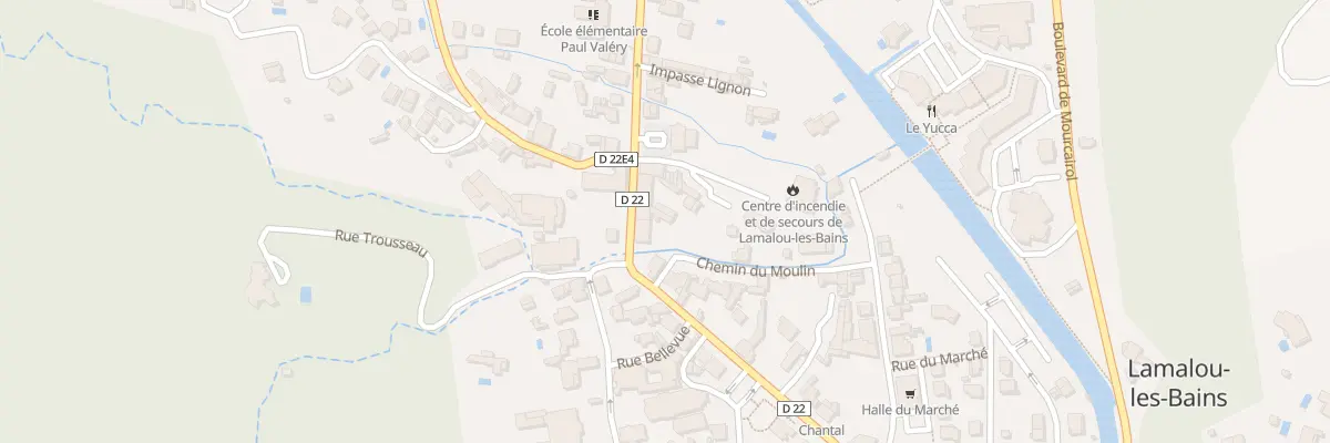 Plan du 4 Av de la République à Lamalou-les-Bains