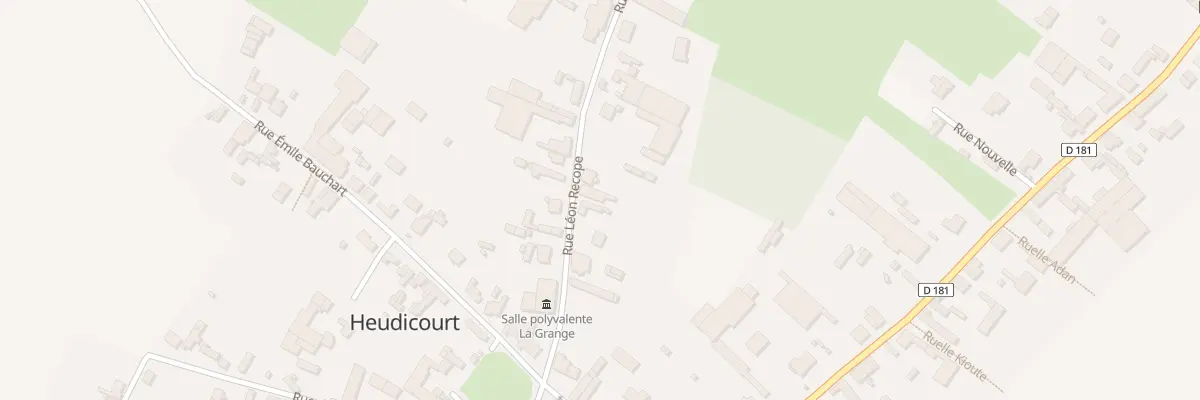 Plan du 5 Rue Léon Récopé à Heudicourt