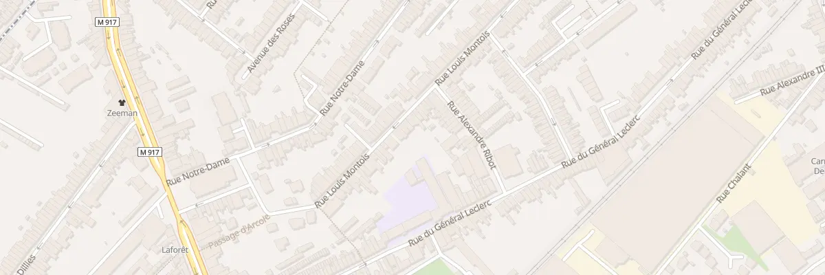 Plan du 50 Rue Louis Montois à Ronchin