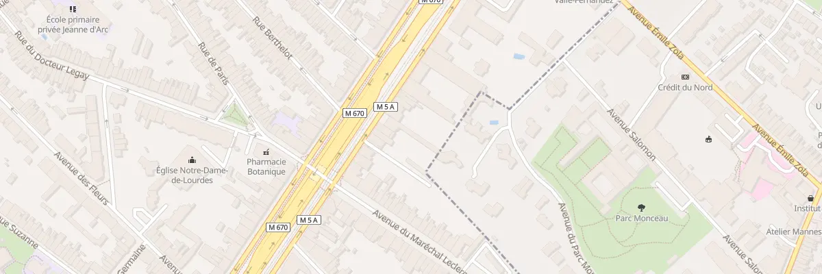 Plan du 230 Av de la République à La Madeleine