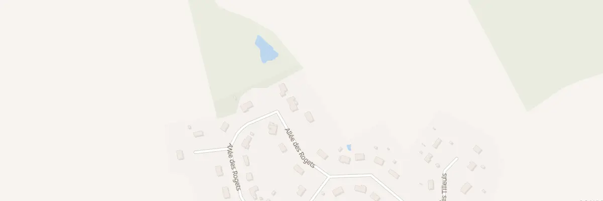 Plan du 46 All des Rogets à Courtenay