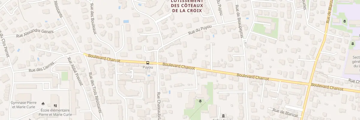 Plan du 154 Bd Charcot à Clermont-Ferrand