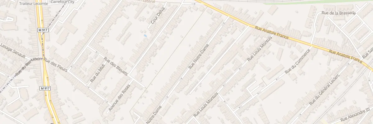 Plan du 103 Rue Notre Dame à Ronchin