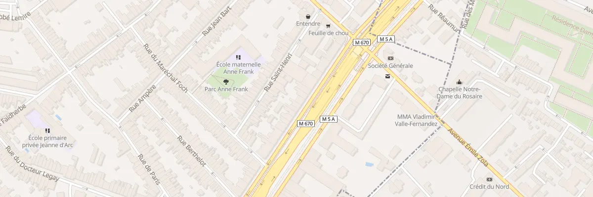 Plan du 257 Av de la République à La Madeleine