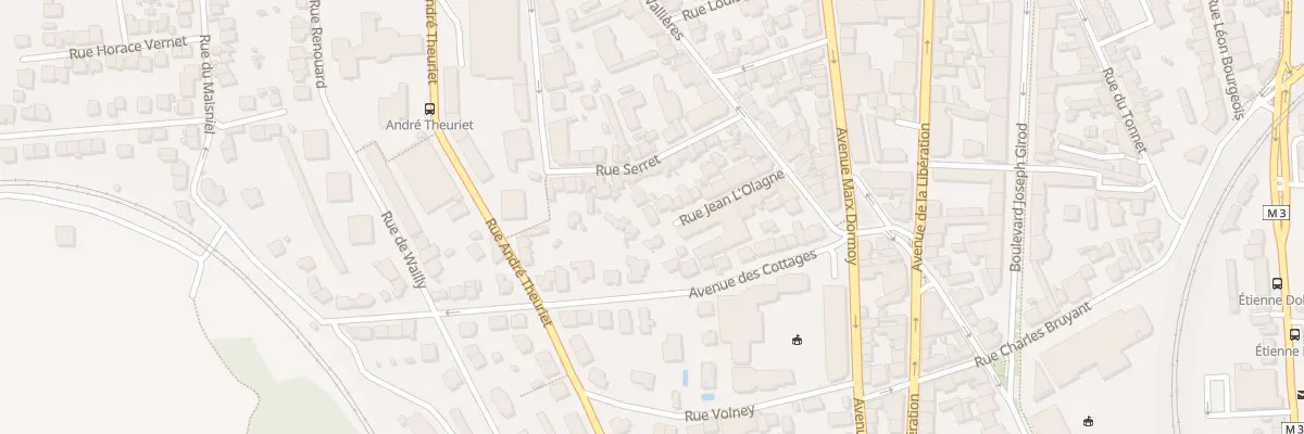 Plan du 18A Rue Jean l’Olagne à Clermont-Ferrand