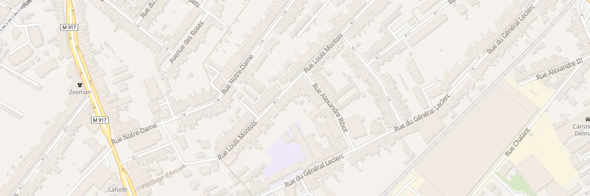 Plan du 56 Rue Louis Montois à Ronchin