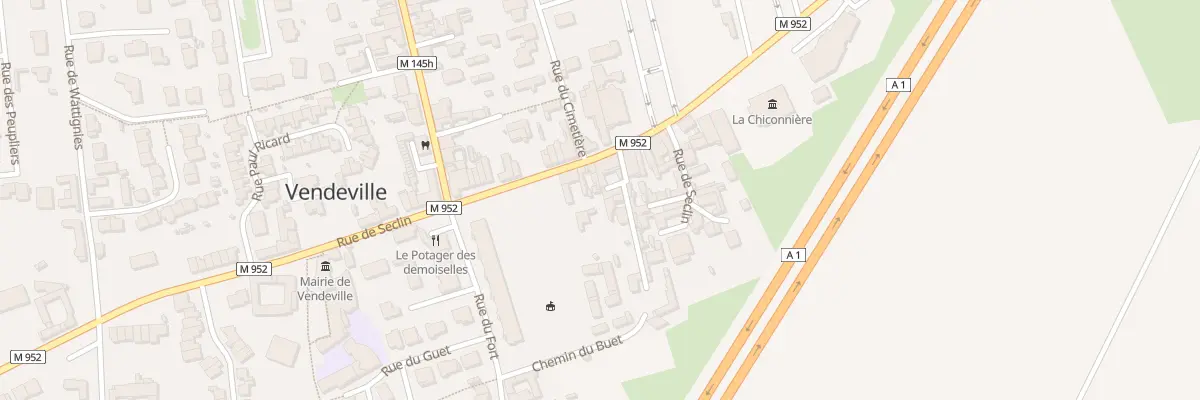 Plan du 53 Rue de Seclin à Vendeville