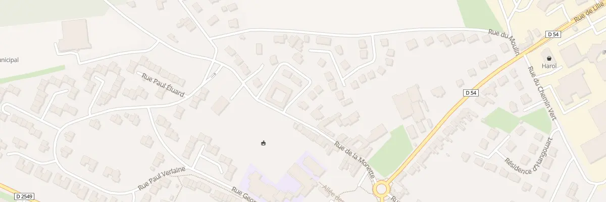 Plan du 20 Rue de la Monnette à Avelin