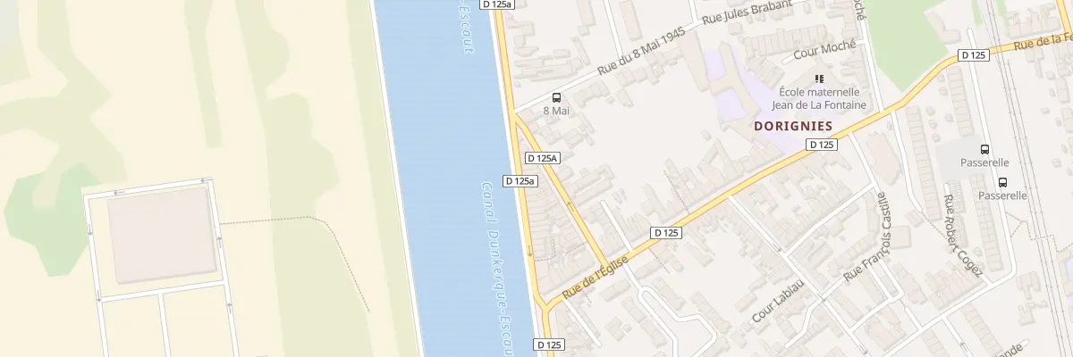 Plan du 206 Quai de Boisset à Douai