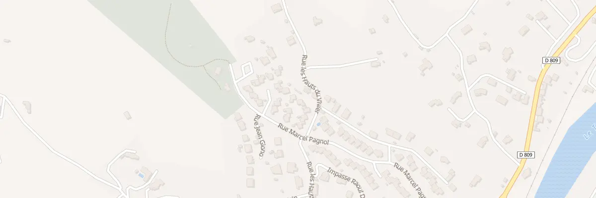 Plan du 791 Rue Les Hauts du Vivier à Millau
