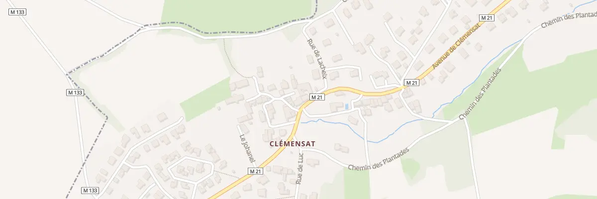 Plan du 72 Av de Clémensat à Romagnat