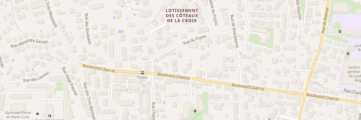 Plan du 152 Bd Charcot à Clermont-Ferrand