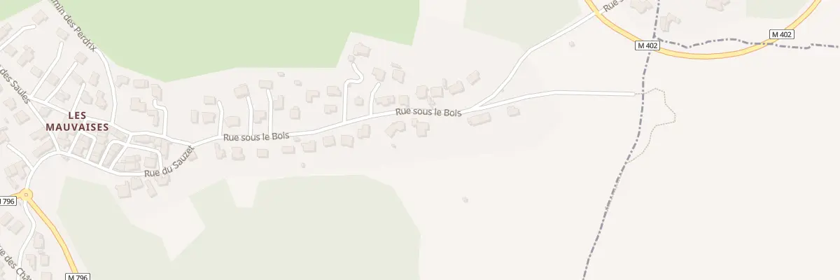 Plan du 294 Rue Sous le Bois à Blanzat
