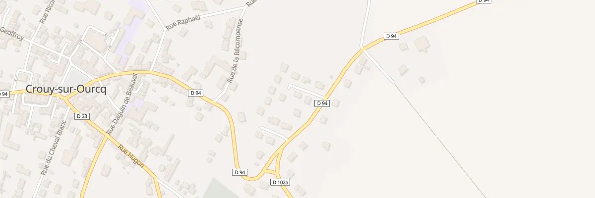 Plan du 3 Rue du Docteur Schweitzer à Crouy-sur-Ourcq