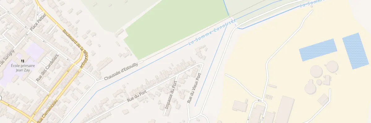 Plan du 73 Rue du Port à Ham