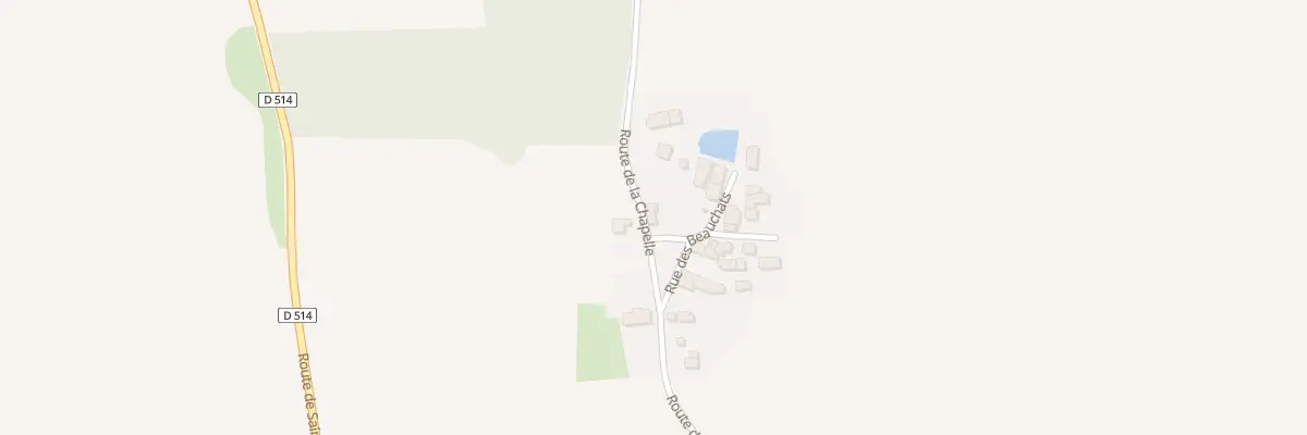 Plan du 28 Rte de la Chapelle à Bitry