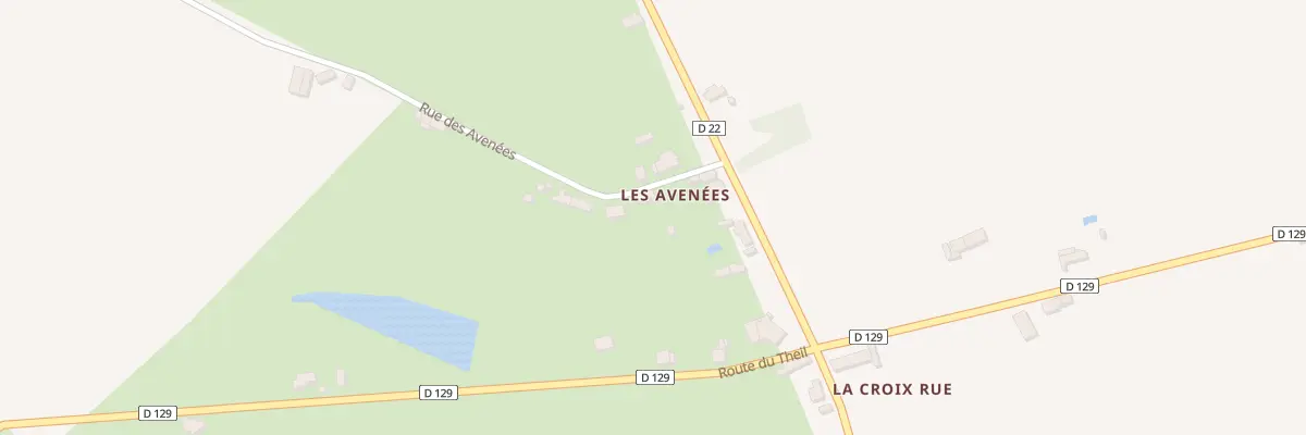 Plan du 12 Rue des Avenées à Voussac