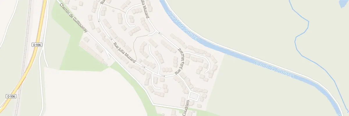 Plan du 26 Rue Julia Muzard à Mareuil-sur-Ourcq