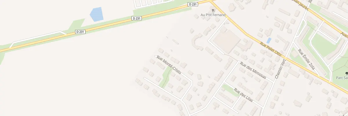 Plan du 13 Rue Monte Cristo à Villers-Cotterêts