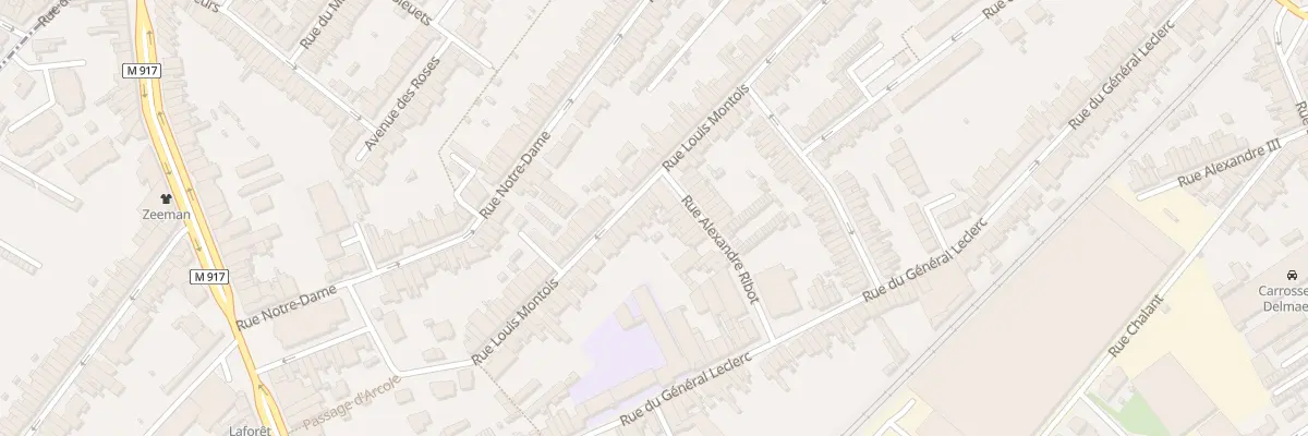 Plan du 60 Rue Louis Montois à Ronchin
