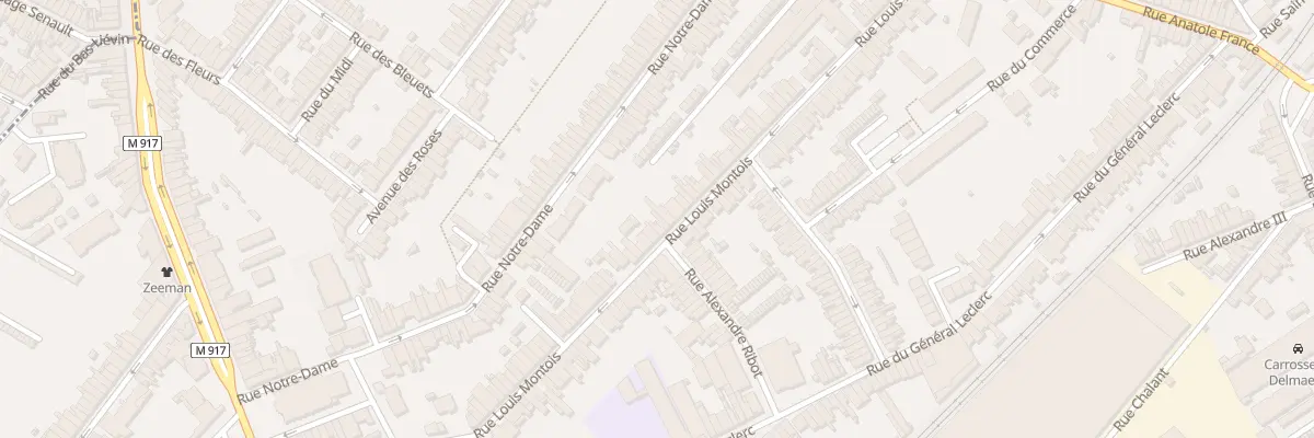 Plan du 83 Rue Louis Montois à Ronchin