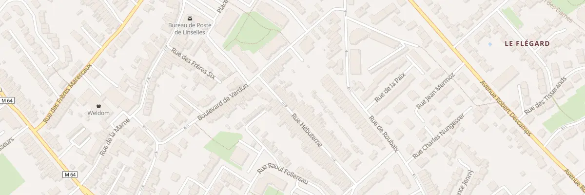 Plan du 11 Rue d’Hébuterne à Linselles