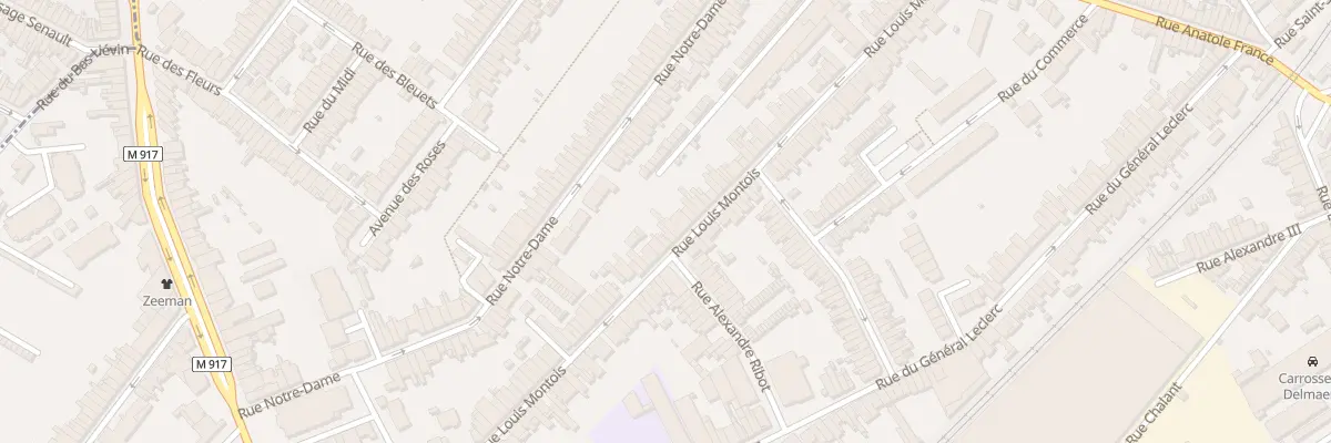 Plan du 85 Rue Louis Montois à Ronchin