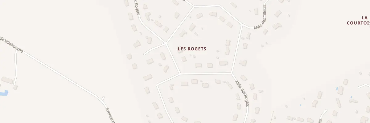 Plan du 6 All des Chataigniers à Courtenay