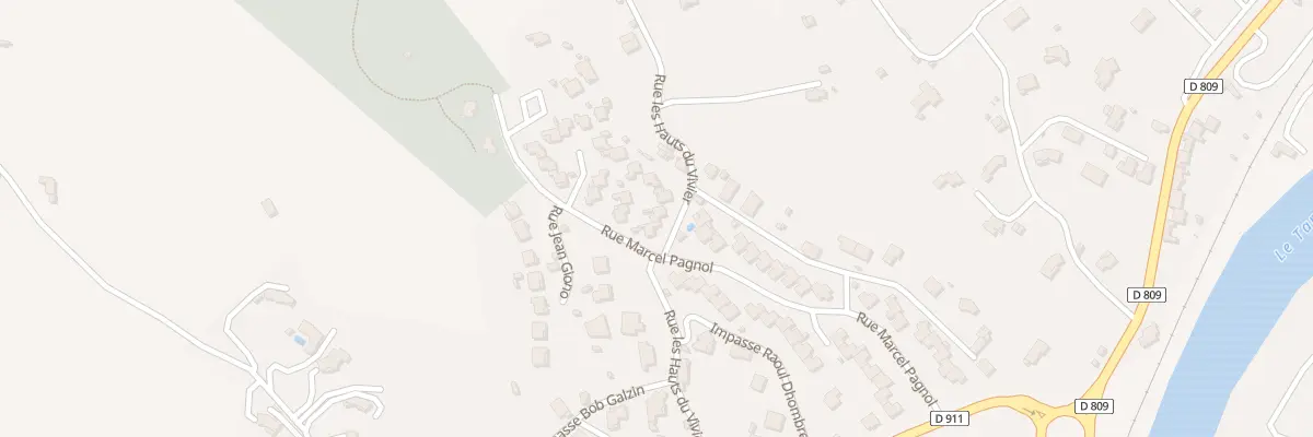 Plan du 757 Rue Les Hauts du Vivier à Millau