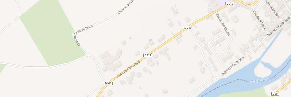 Plan du 38 Rte de Chouvigny à Ébreuil