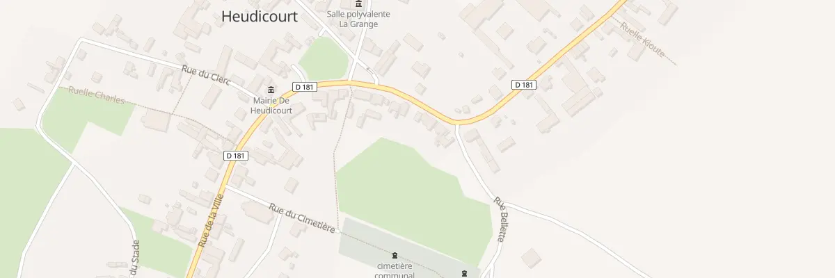 Plan du 87 Rue de Révelon à Heudicourt