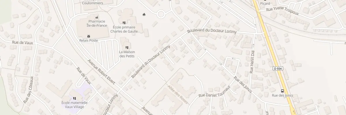 Plan du 29B Bd du Docteur Lorimy à Coulommiers