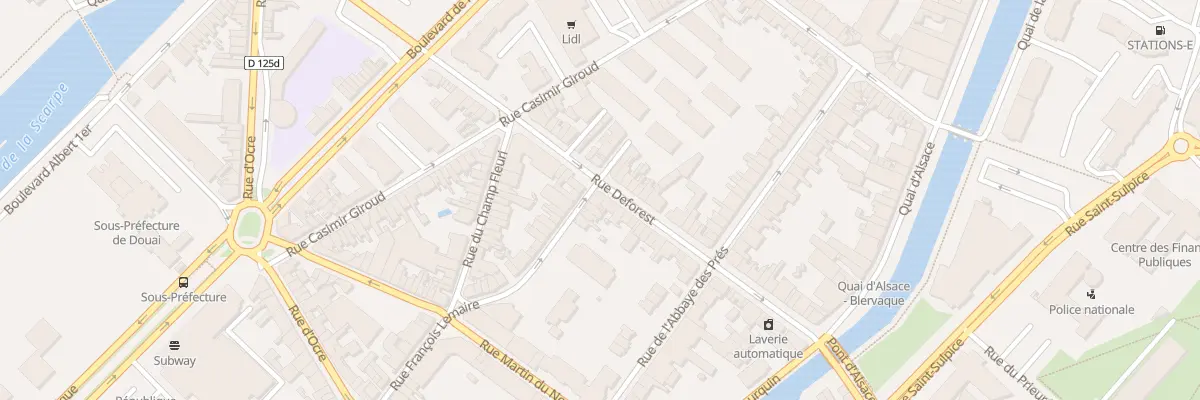 Plan du 197 Rue Deforest à Douai