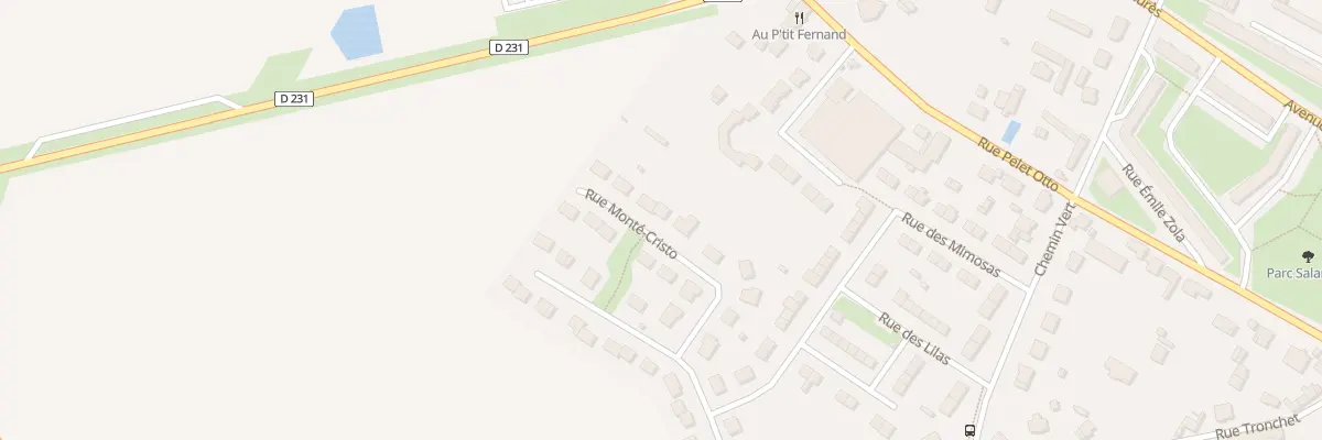 Plan du 11B Rue Monte Cristo à Villers-Cotterêts