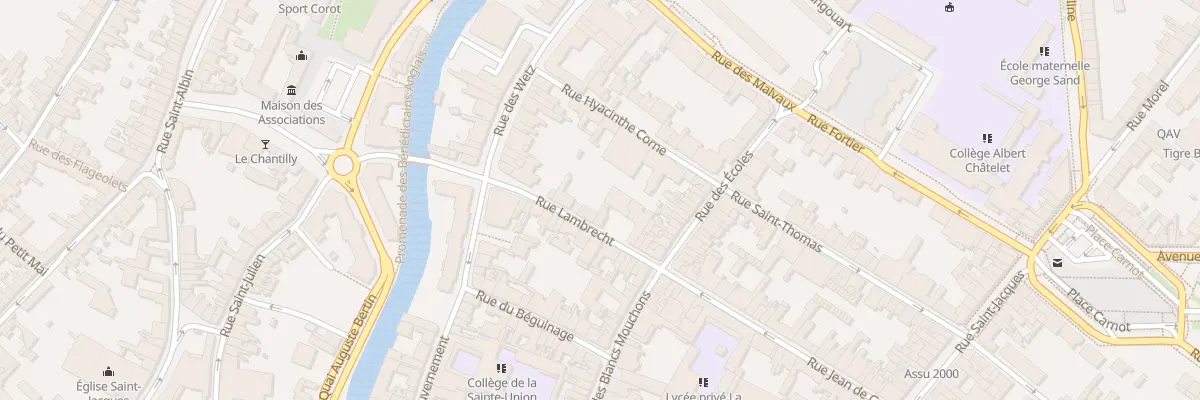 Plan du 44 Rue Lambrecht à Douai