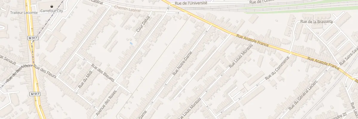 Plan du 115 Rue Notre Dame à Ronchin