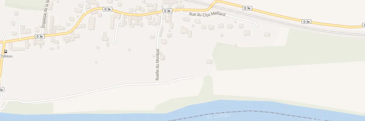 Plan du 9002 Le Montcel à Ussy-sur-Marne