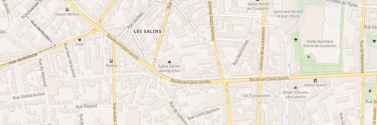 Plan du 54 Bd Jean Jaurès à Clermont-Ferrand