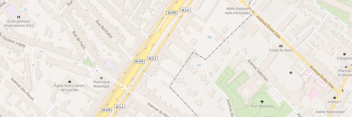 Plan du 240 Av de la République à La Madeleine