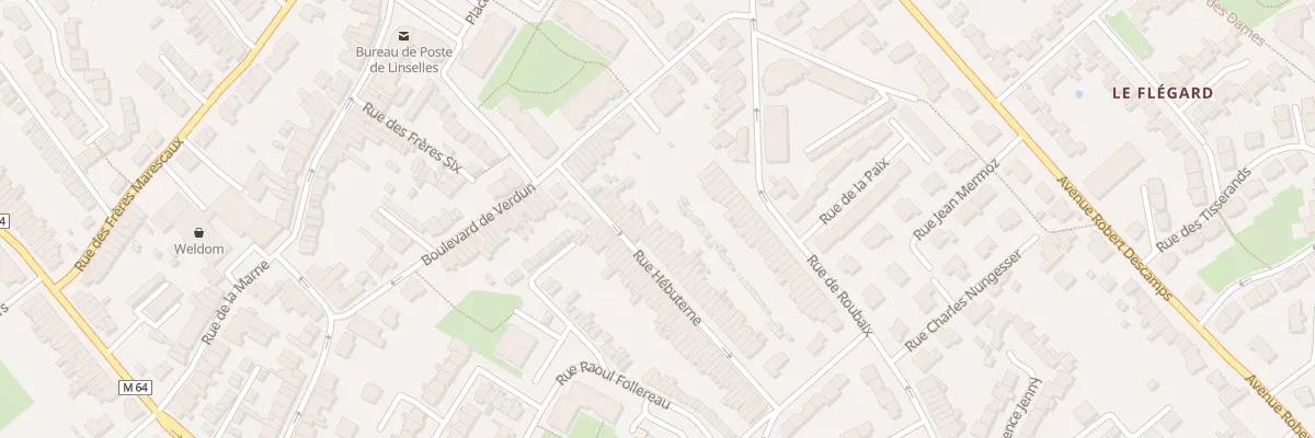Plan du 17 Rue d’Hébuterne à Linselles