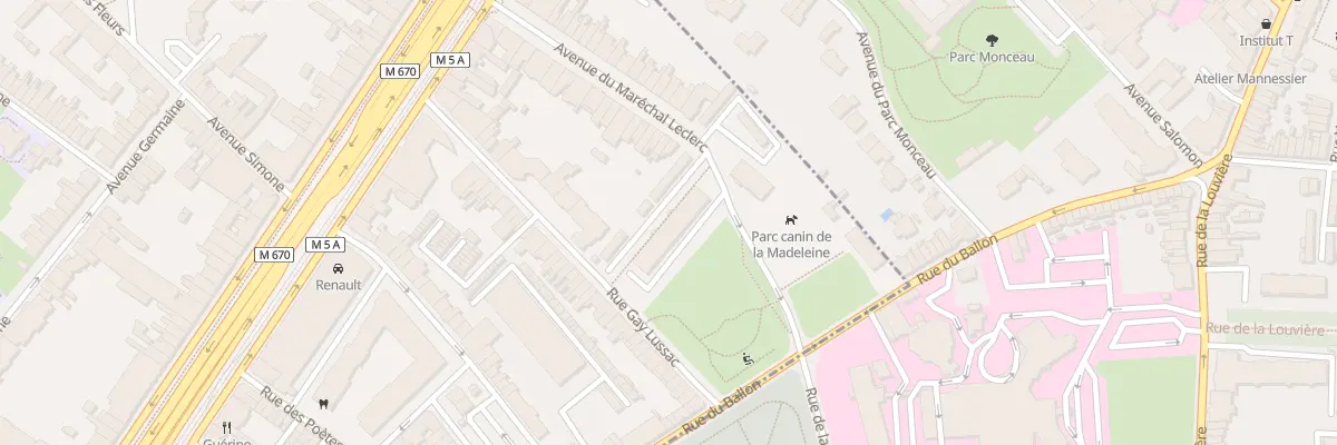 Plan du 21 Rue Gay Lussac à La Madeleine